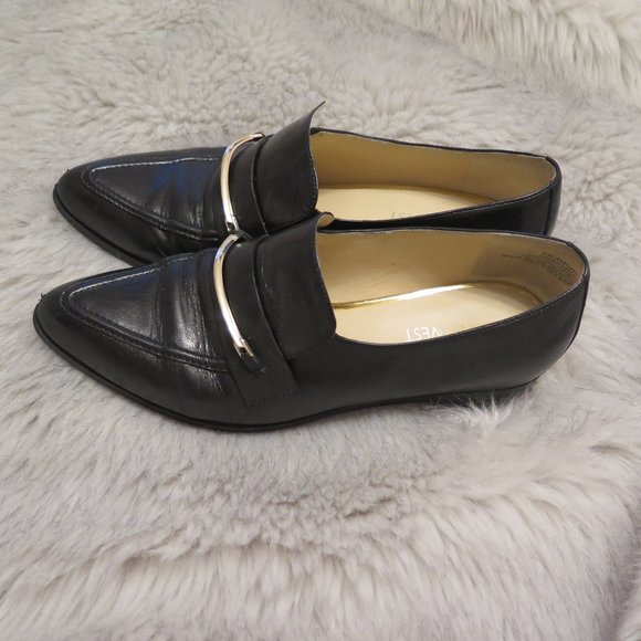 LEATHER LOAFERS WITH GOLD TRIM - Picture 5 of 14